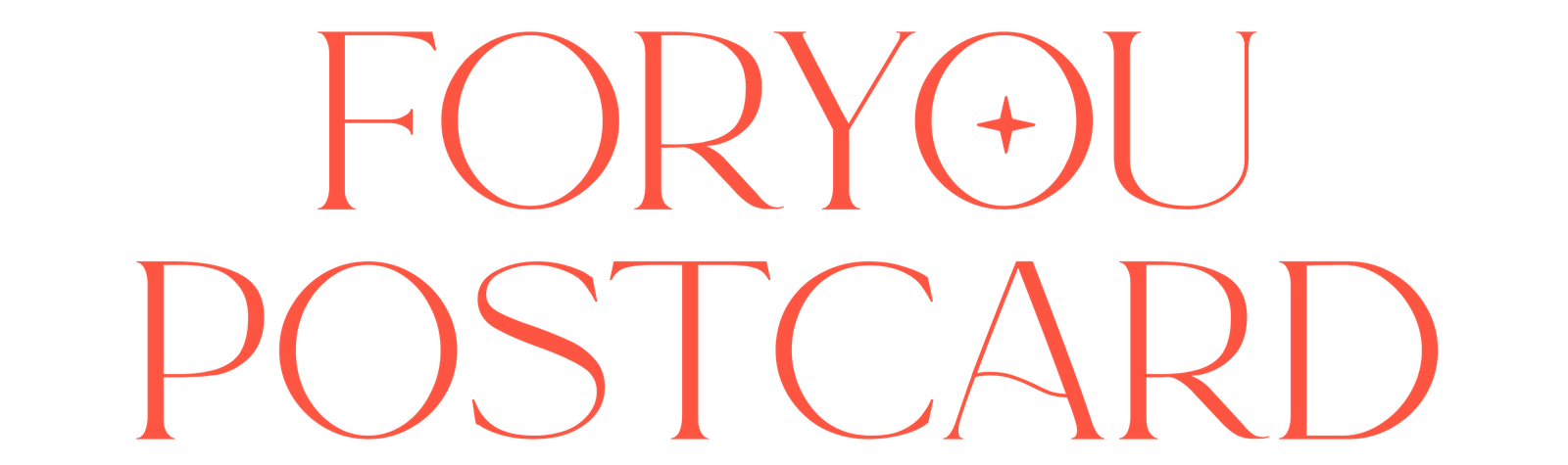 Логотип for you post card