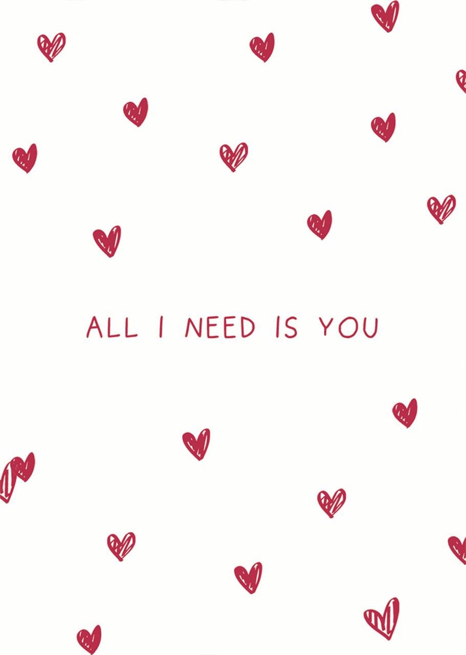 Листівка All i need is you