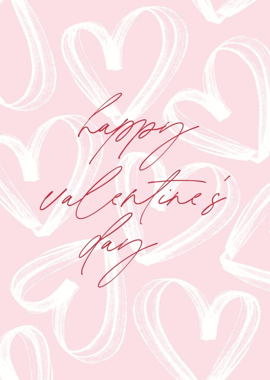 Листівка happy valentines day