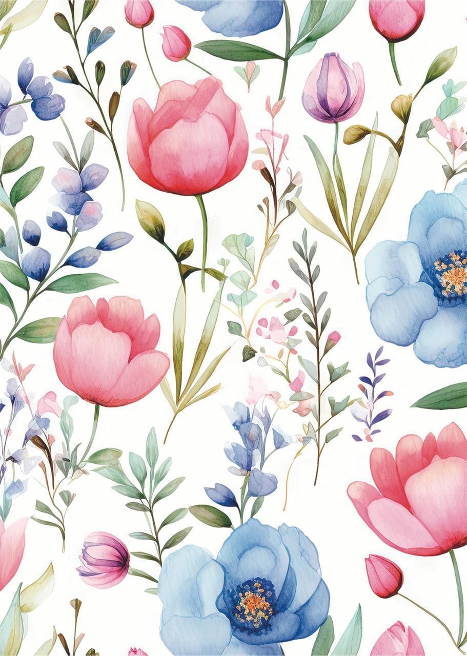 Листівка Калька весняні квіти